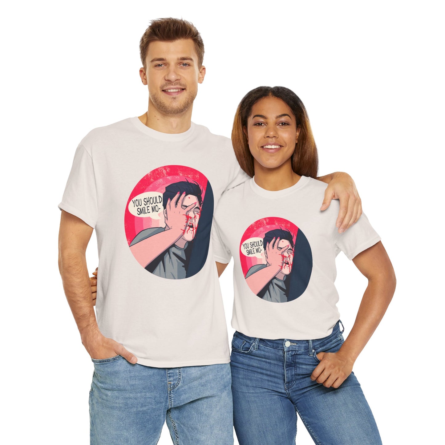 Smile Unisex Heavy Cotton Tee