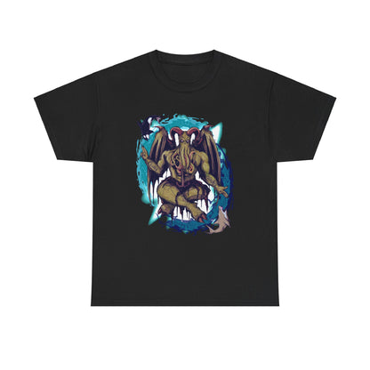 Baphomet Cthulhu Unisex Heavy Cotton Tee