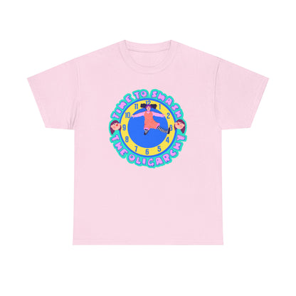 Time To Smash The Oligarchy Unisex Heavy Cotton Tee