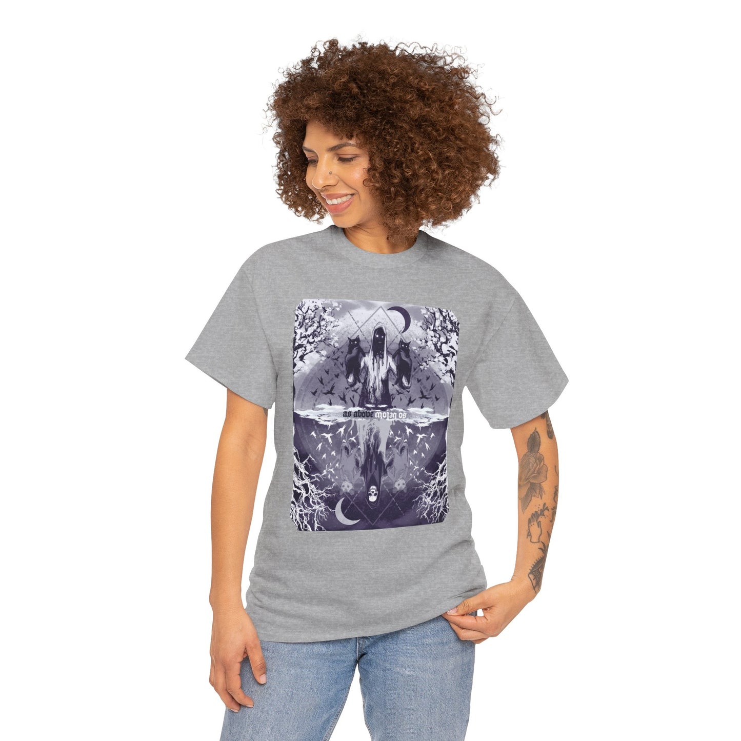 As Above So Below Unisex Heavy Cotton Tee