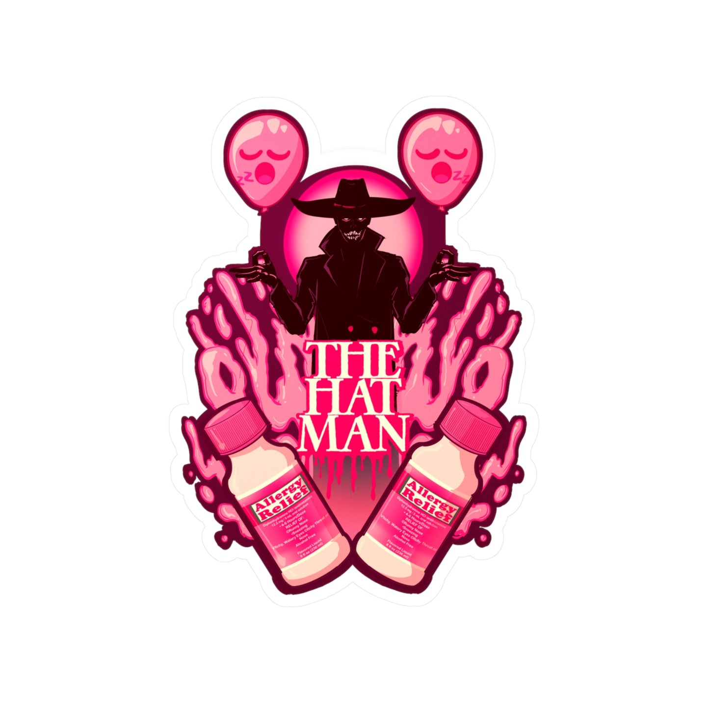 The Hat Man Kiss-Cut Vinyl Decal