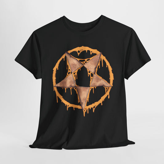 Grilled Cheese Pentagram Unisex Heavy Cotton Tee