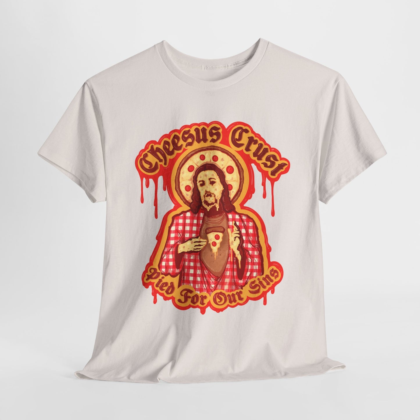 Cheesus Crust Unisex Heavy Cotton Tee