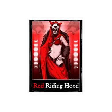 Red Riding Hood Tarot Kiss-Cut Vinyl Decal