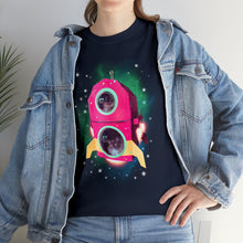 Cats In Space Unisex Heavy Cotton Tee