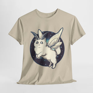 Moth Kitty Unisex Heavy Cotton Tee