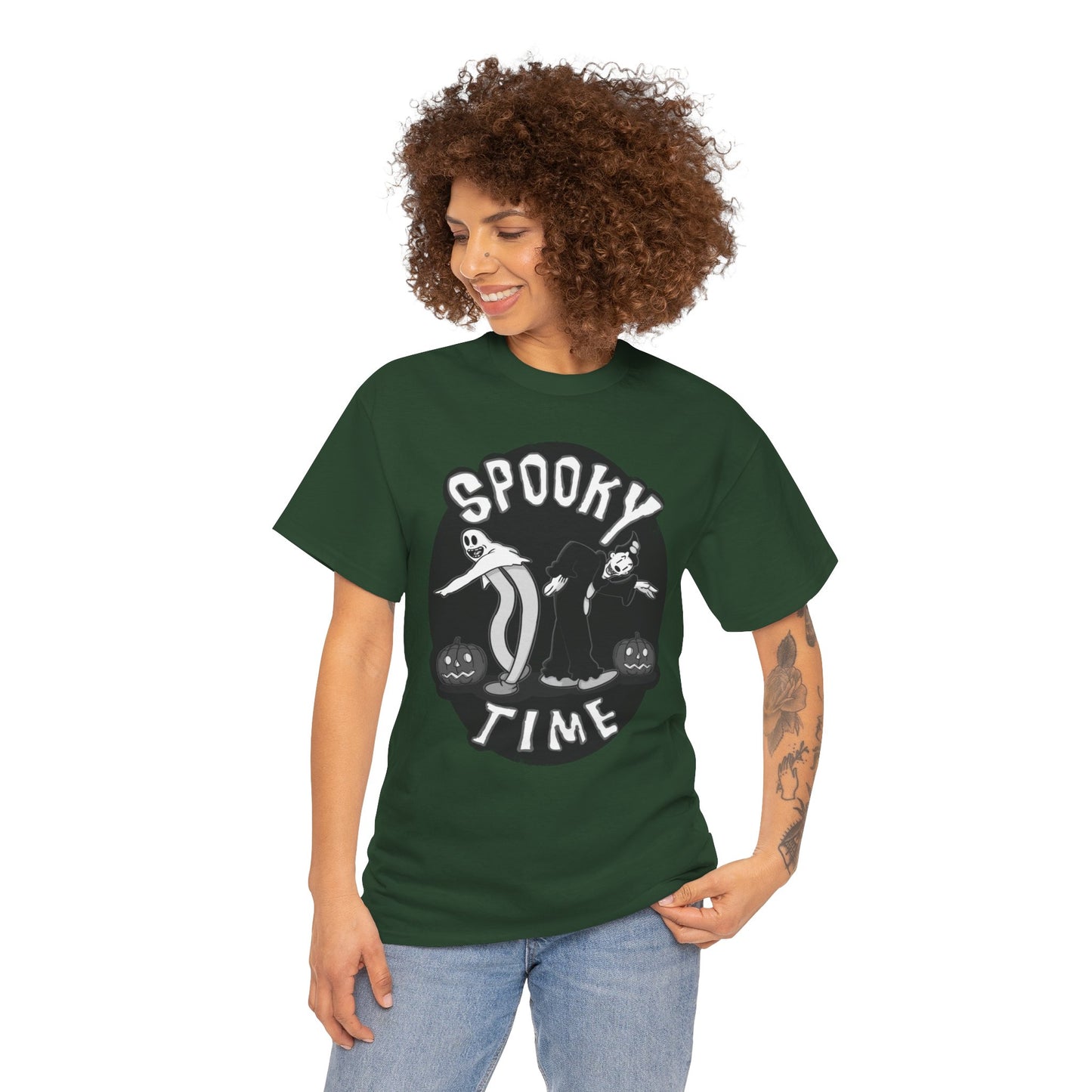 Spooky Time Unisex Heavy Cotton Tee