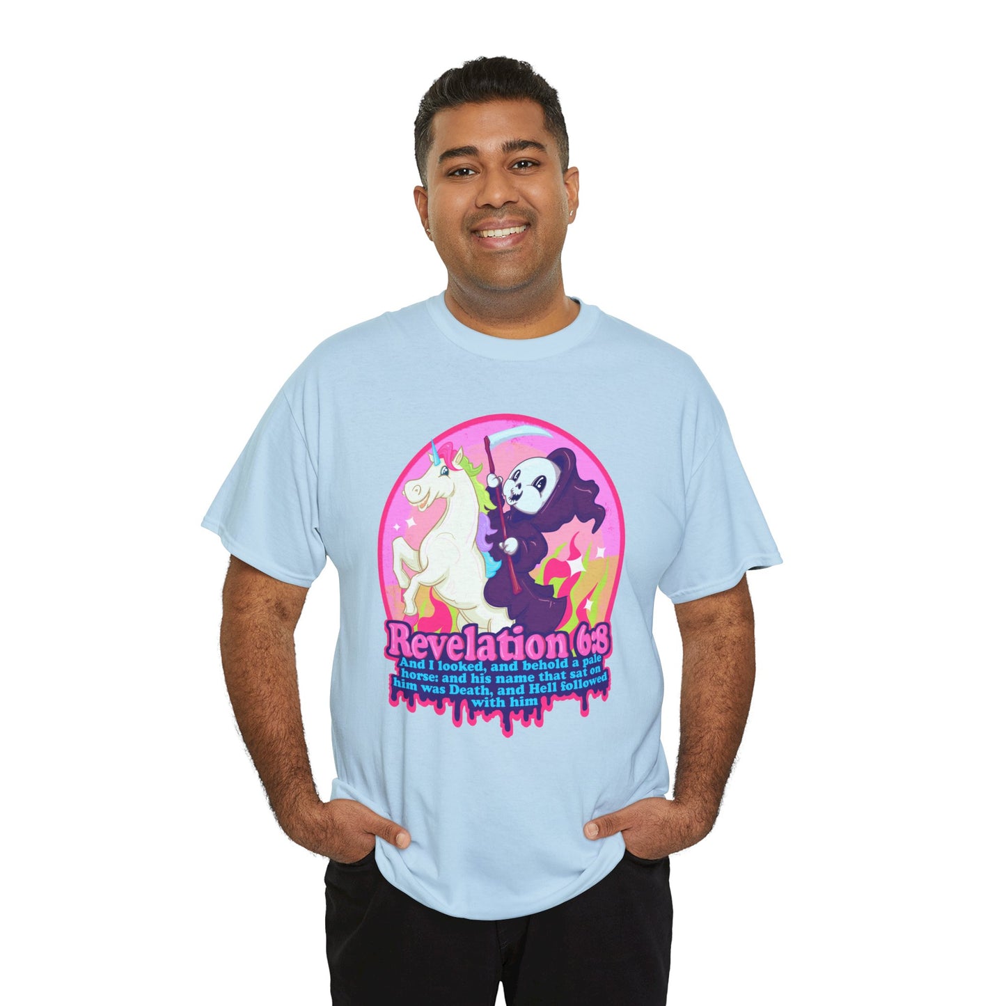 Revelation 6:8 Unisex Heavy Cotton Tee