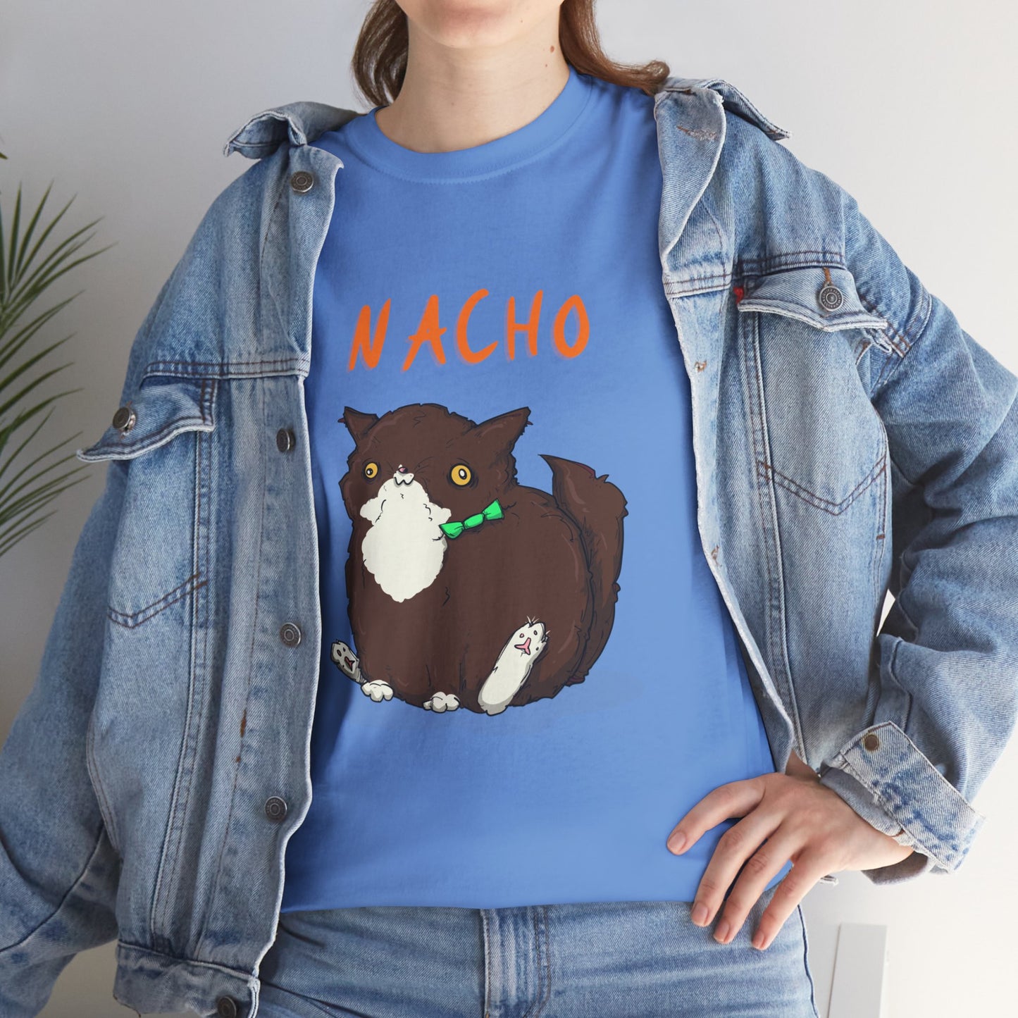 Nacho The Cat Unisex Heavy Cotton Tee