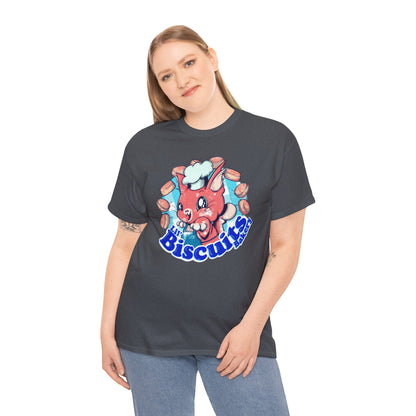 Lil Biscuits Cat Bakery Unisex Heavy Cotton Tee
