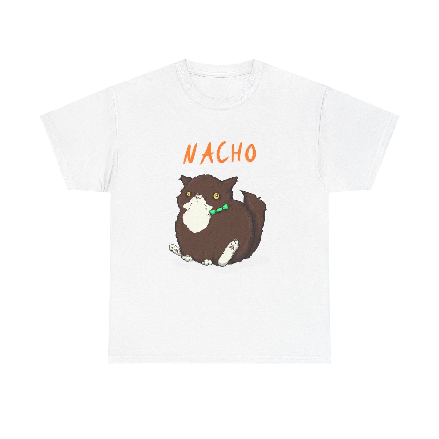 Nacho The Cat Unisex Heavy Cotton Tee