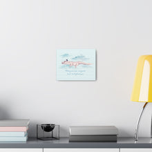 Never Give Up Canvas Gallery Wrapped Art Print