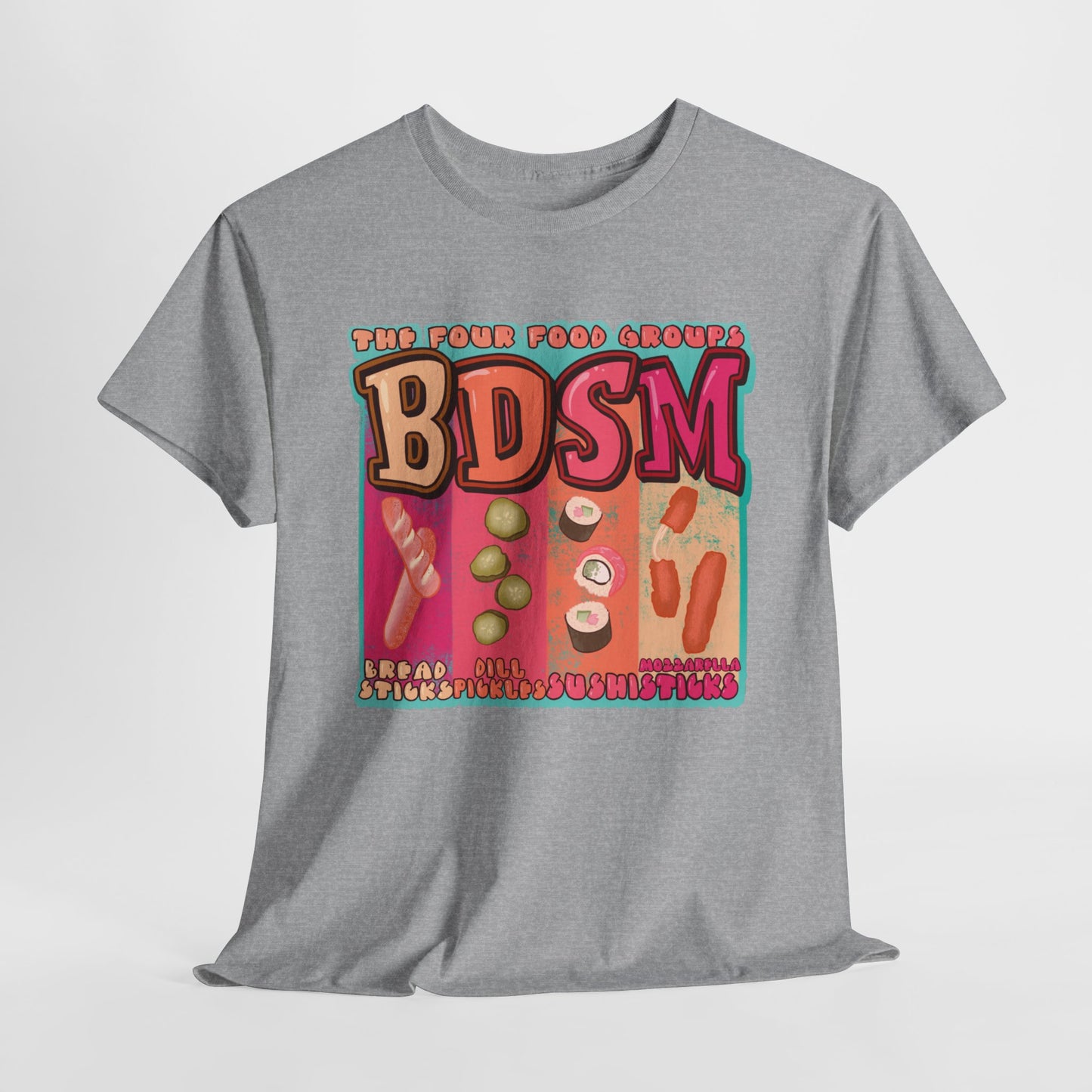 Four Food Groups Unisex Heavy Cotton Tee