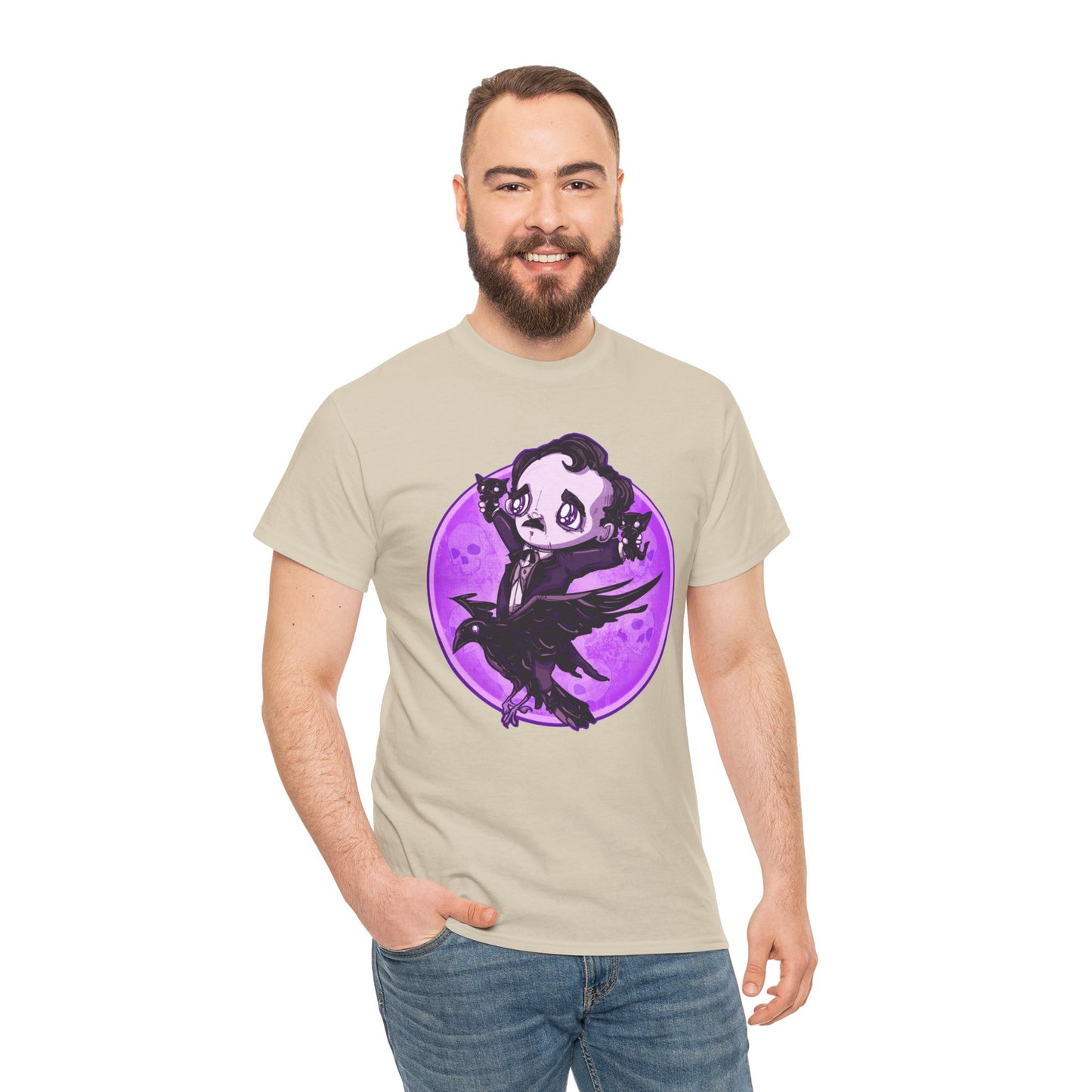 Poe Is Coming Unisex Heavy Cotton Tee