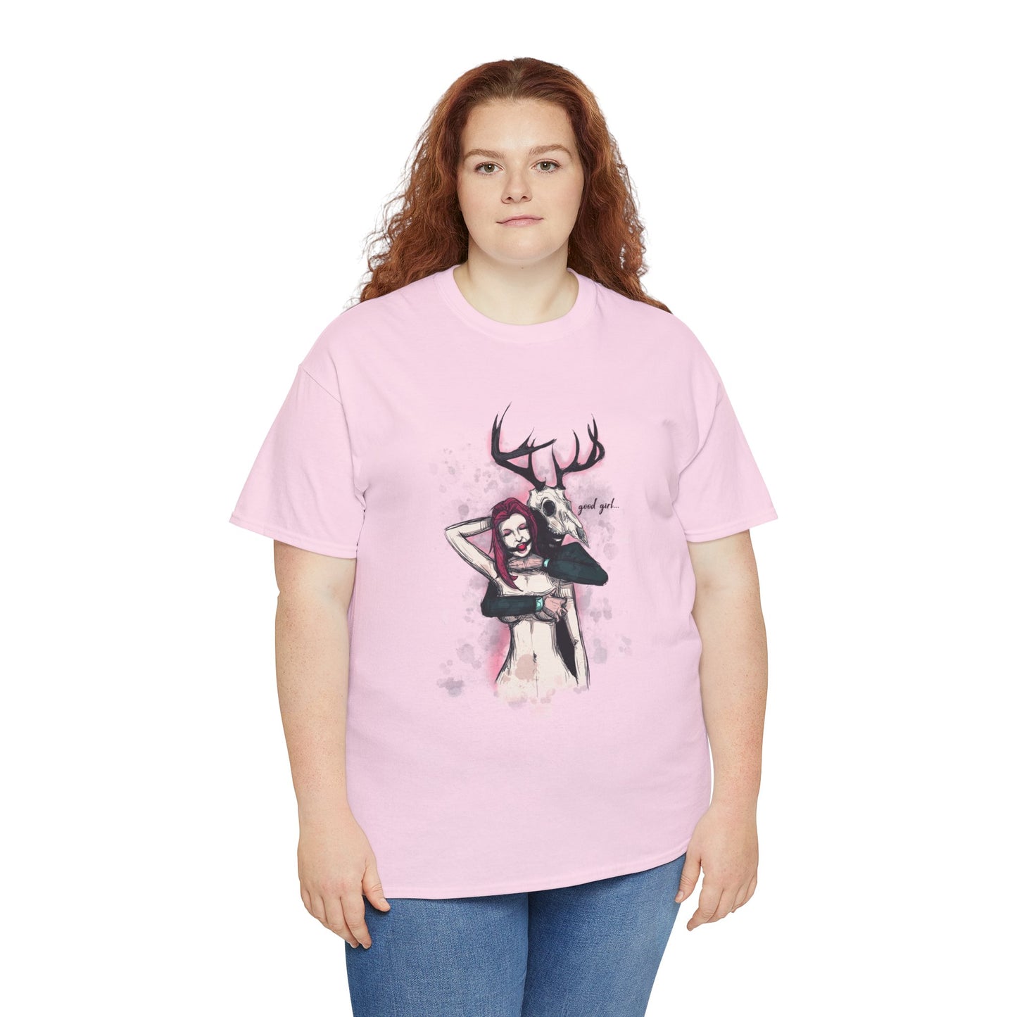 Deer Daddy Series 3: Good Girl Unisex Heavy Cotton Tee