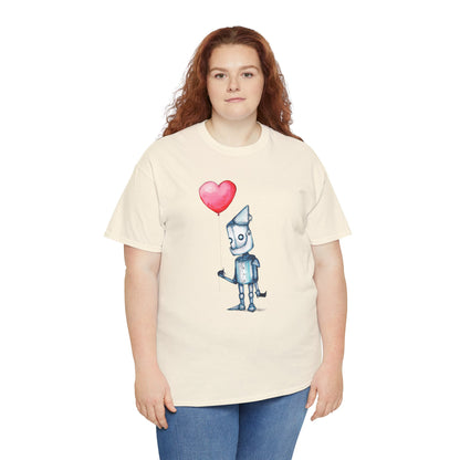 Tinman Gets A Heart Unisex Heavy Cotton Tee