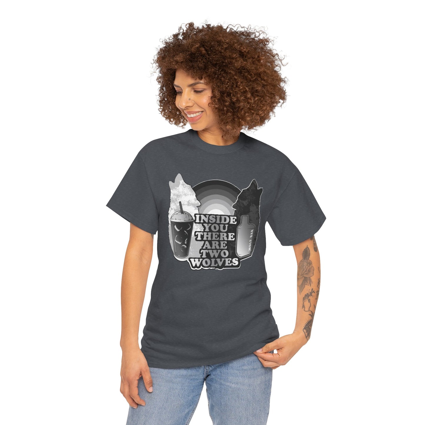 Two Wolves Unisex Heavy Cotton Tee