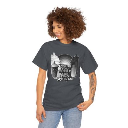 Two Wolves Unisex Heavy Cotton Tee