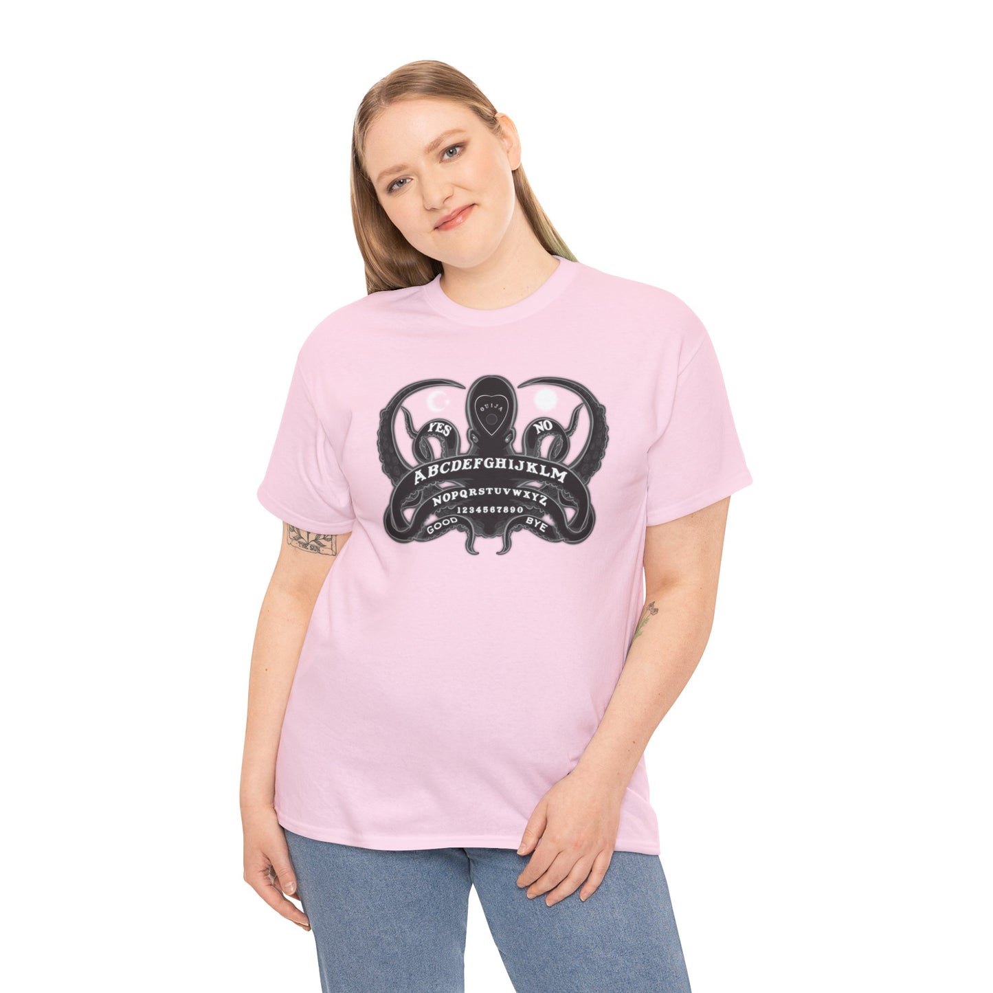 OuijiaPus Unisex Heavy Cotton Tee