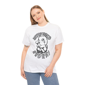 Depressed Bunny Unisex Heavy Cotton Tee