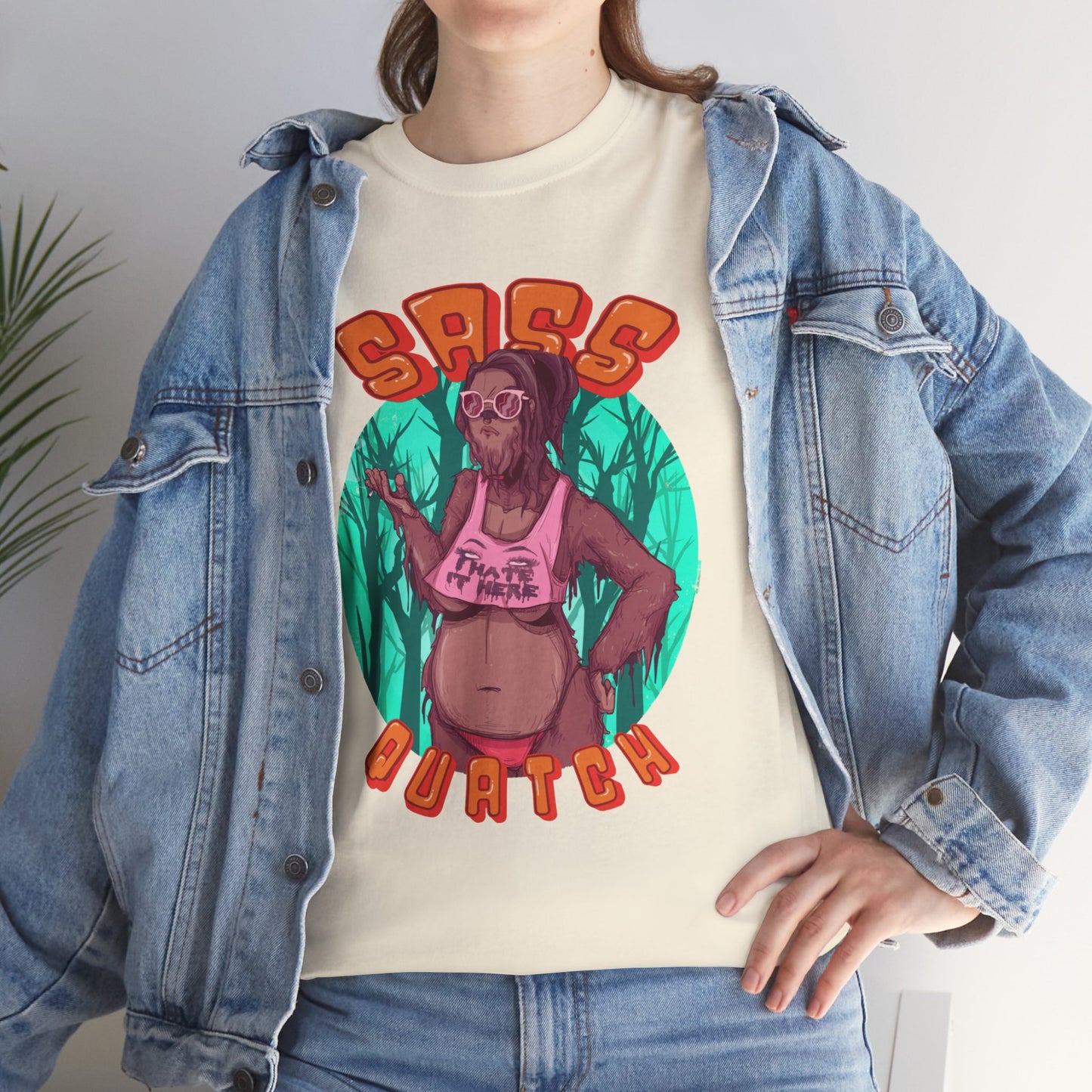 Sass Quatch Unisex Heavy Cotton Tee