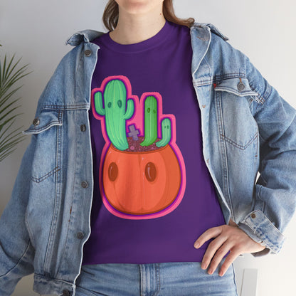 Spooky Succulent Unisex Heavy Cotton Tee