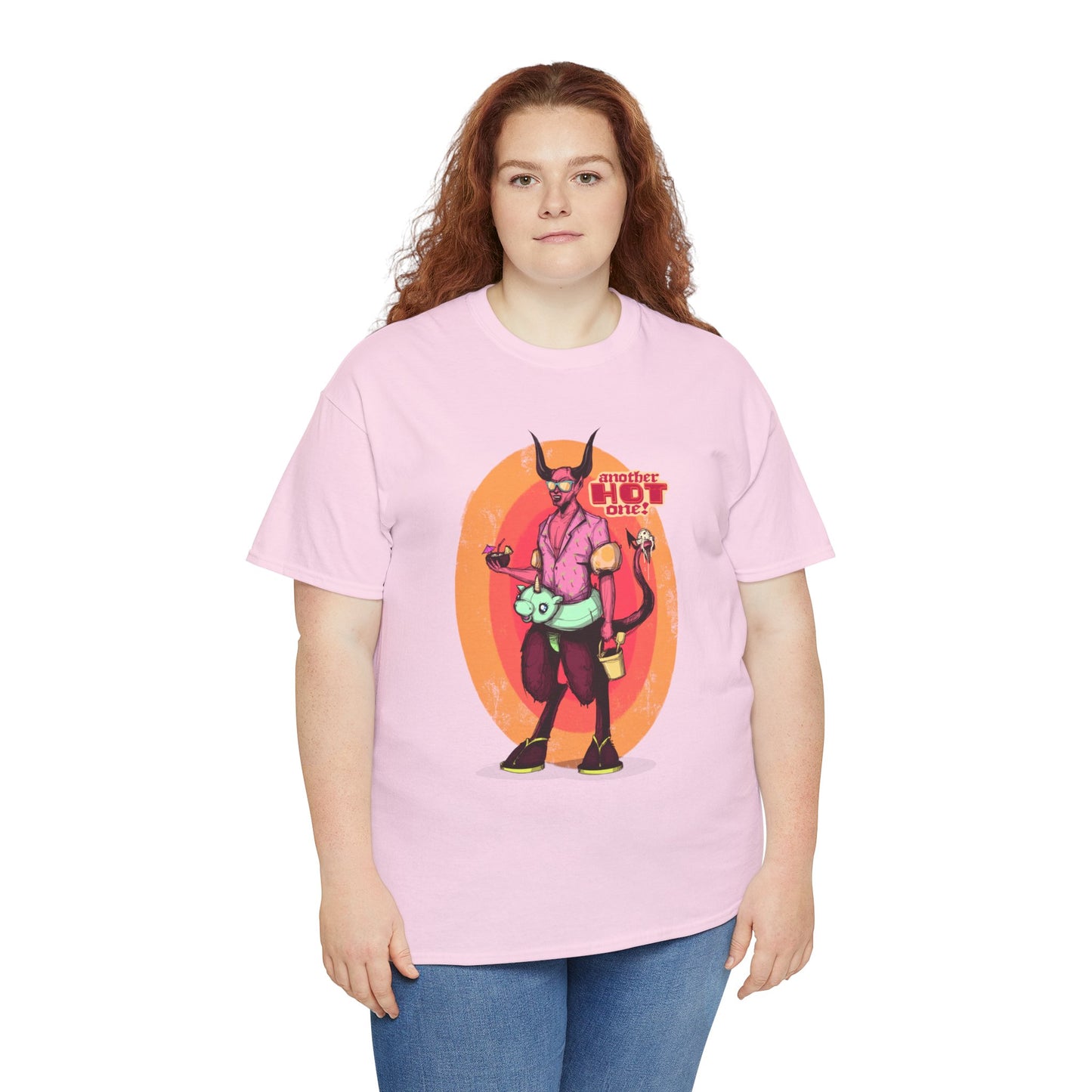 Hot Satan Summer Unisex Heavy Cotton Tee