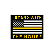 Thin Yellow Line Kiss-Cut Vinyl Decal