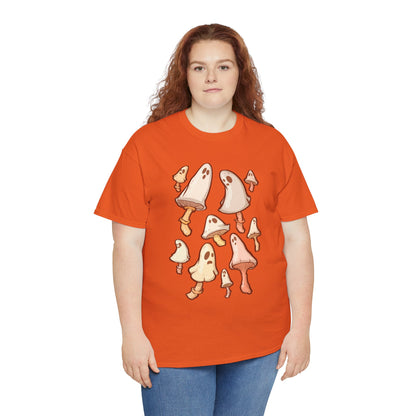 Spooky Mushrooms Unisex Heavy Cotton Tee