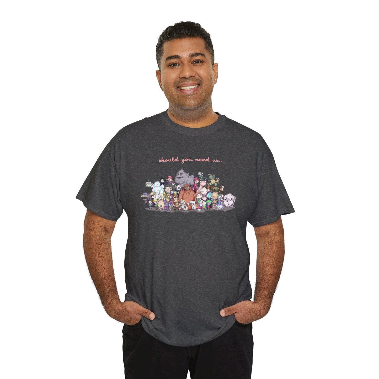 Should You Need Us Extended Unisex Heavy Cotton Tee