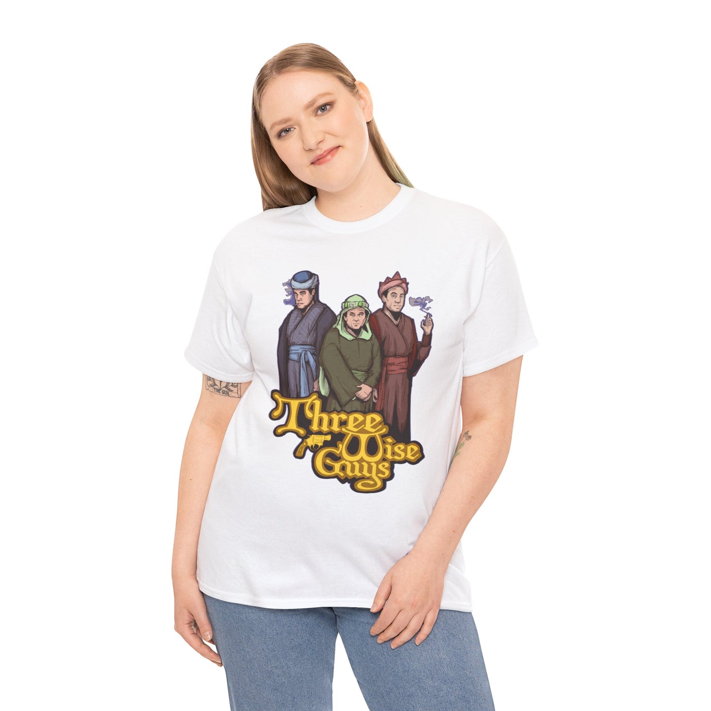 Three Wise Guys Unisex Heavy Cotton Tee