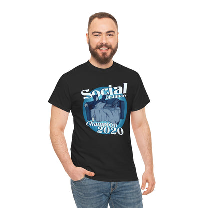 Social Distance Champion Unisex Heavy Cotton Tee