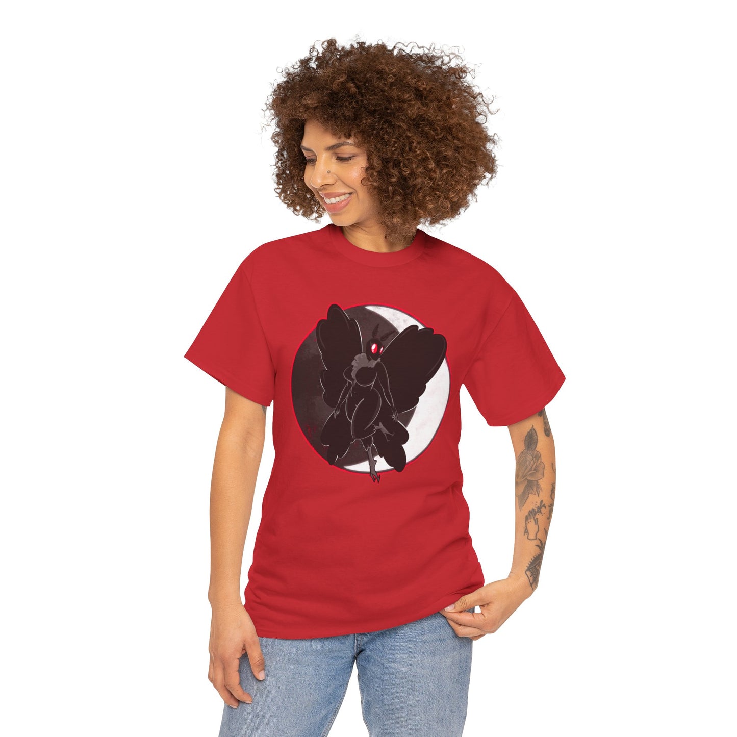 Moth Woman Unisex Heavy Cotton Tee