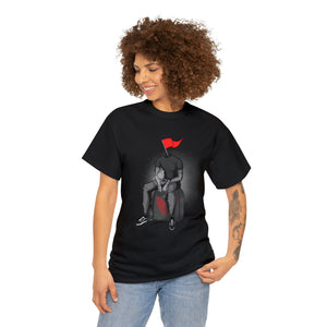 Red Flag Male Unisex Heavy Cotton Tee