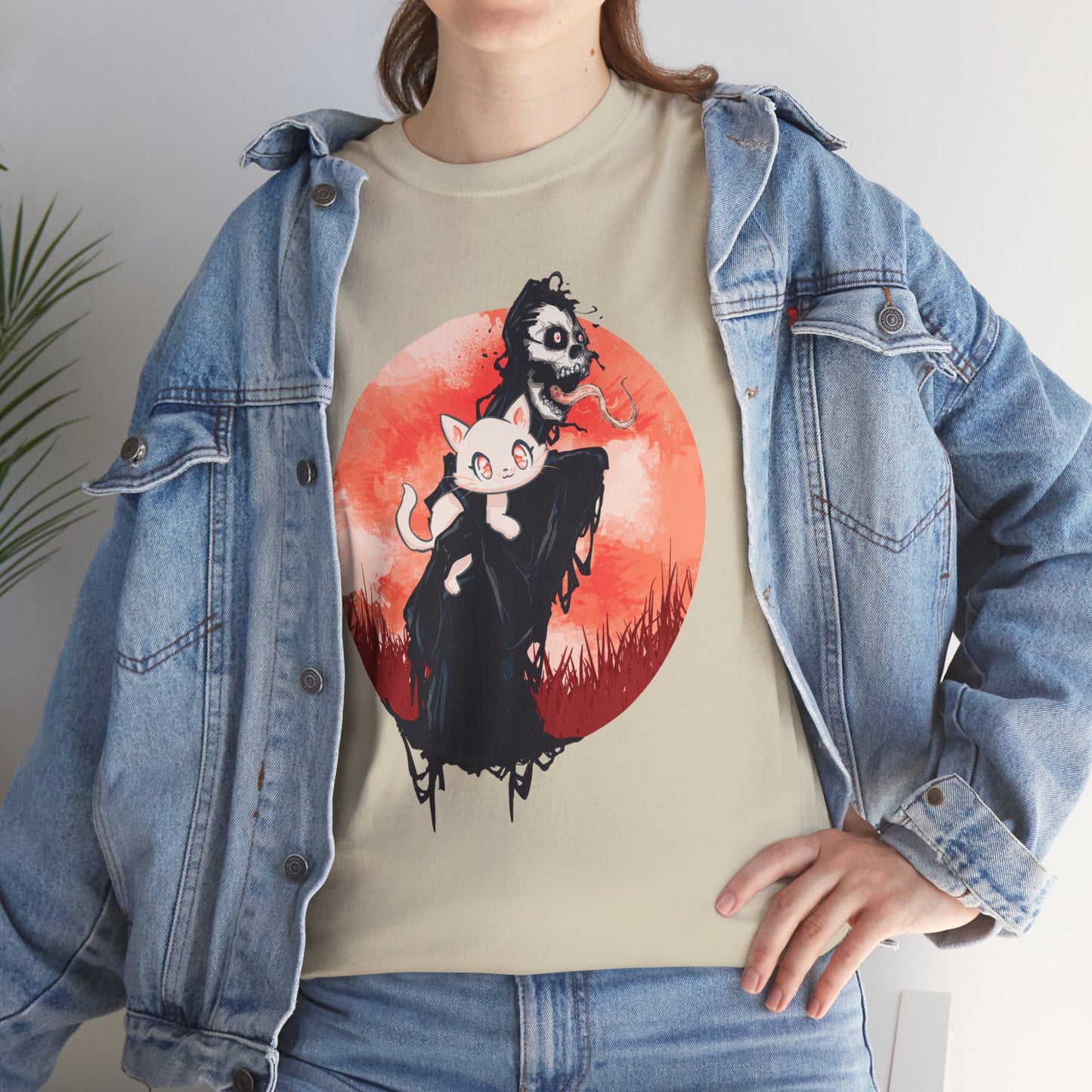 Cat Person Unisex Heavy Cotton Tee