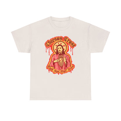 Cheesus Crust Unisex Heavy Cotton Tee