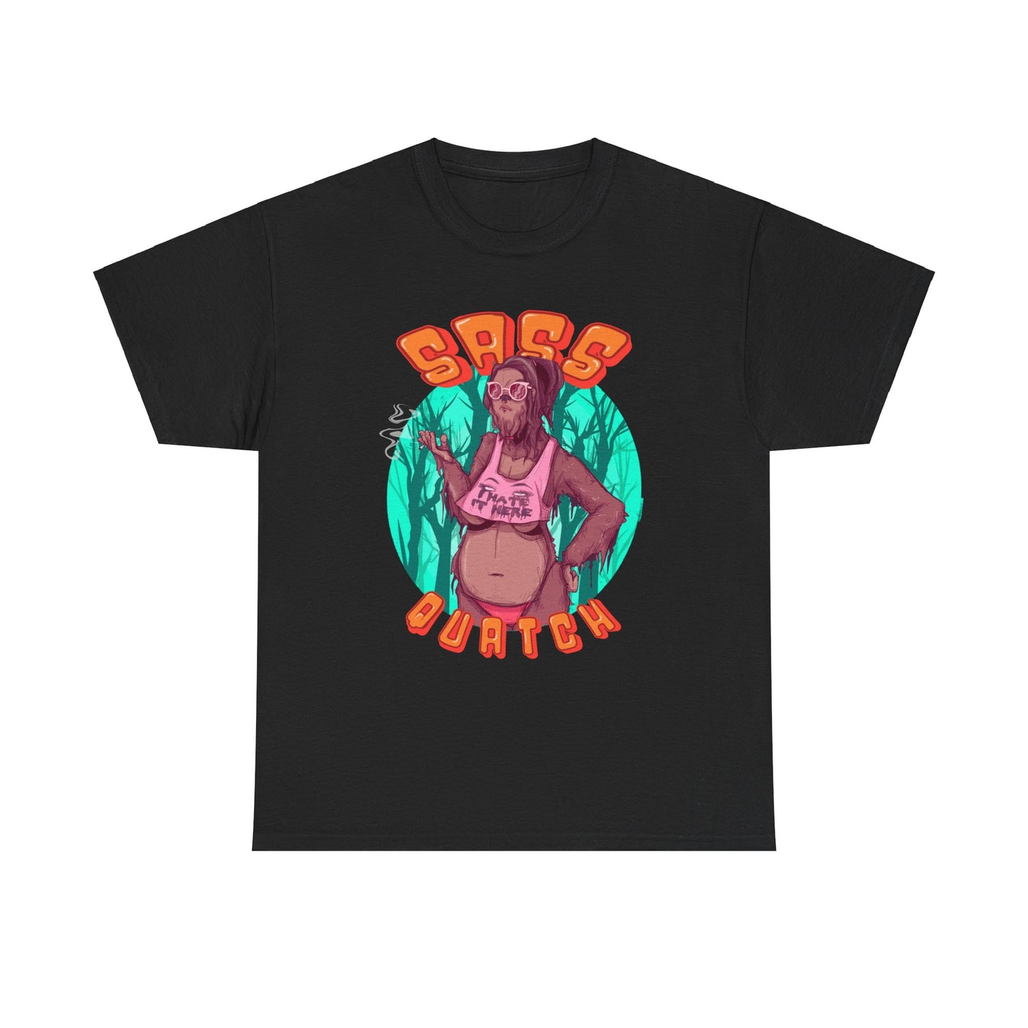 Sass Quatch Unisex Heavy Cotton Tee