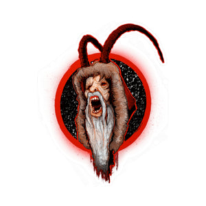 Merry Krampus Kiss-Cut Vinyl Decal