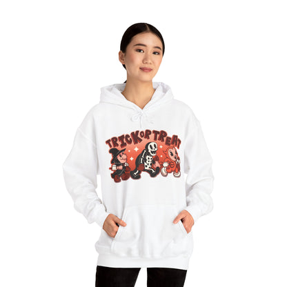 Trick Or Treat Rubber Hose Unisex Heavy Blend Hooded Sweatshirt