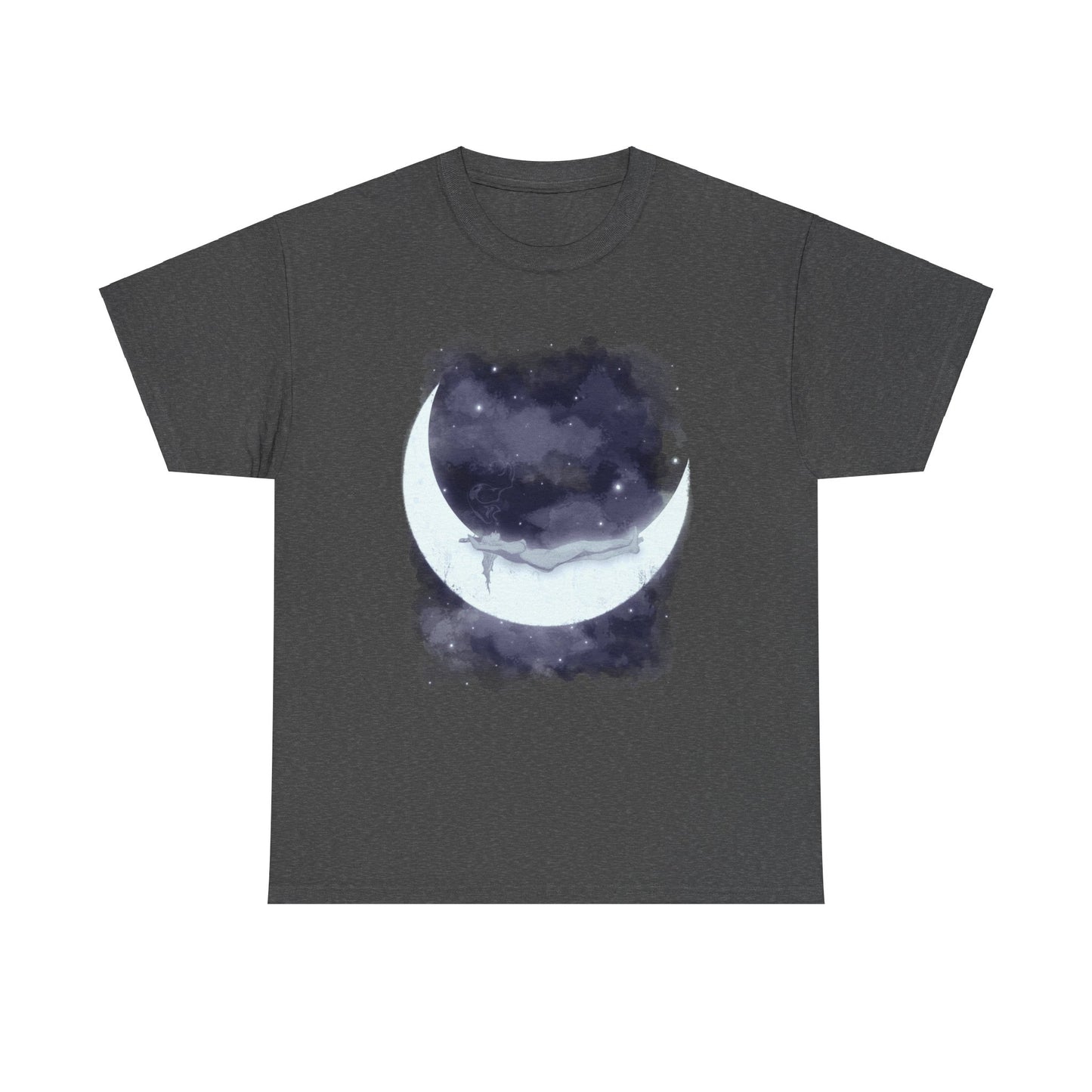 The Girl Who Loved The Moon Unisex Heavy Cotton Tee