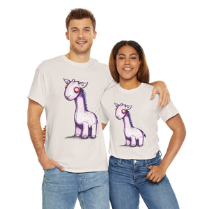 Plushie Giraffe Unisex Heavy Cotton Tee