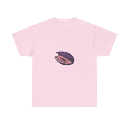 Pink Clam Unisex Heavy Cotton Tee