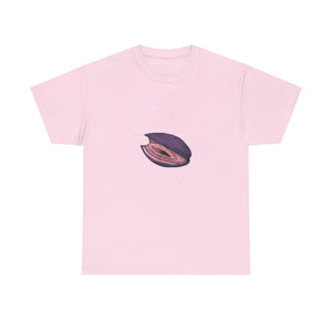 Pink Clam Unisex Heavy Cotton Tee