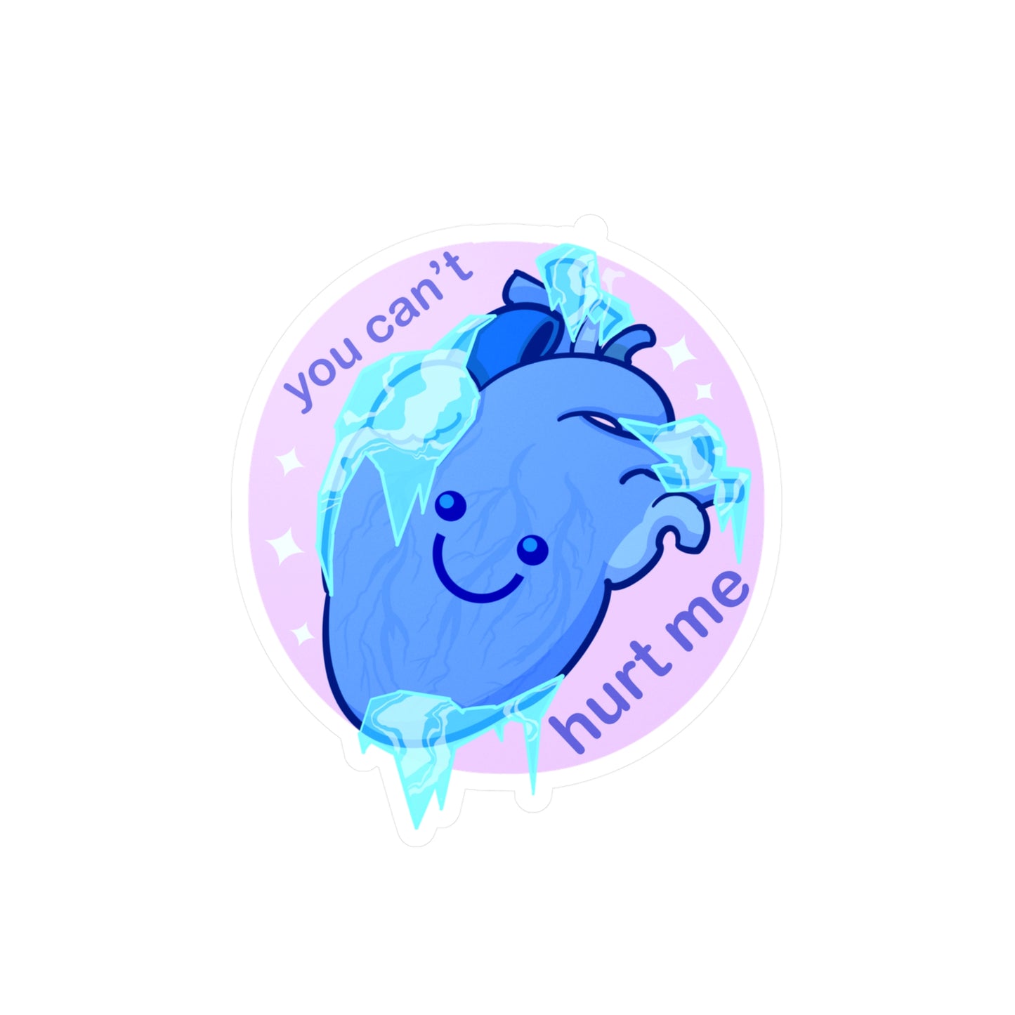 Cold Hearted Kiss-Cut Vinyl Decal