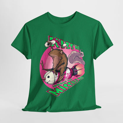 Kiss Me Under The Missile Toad Unisex Heavy Cotton Tee
