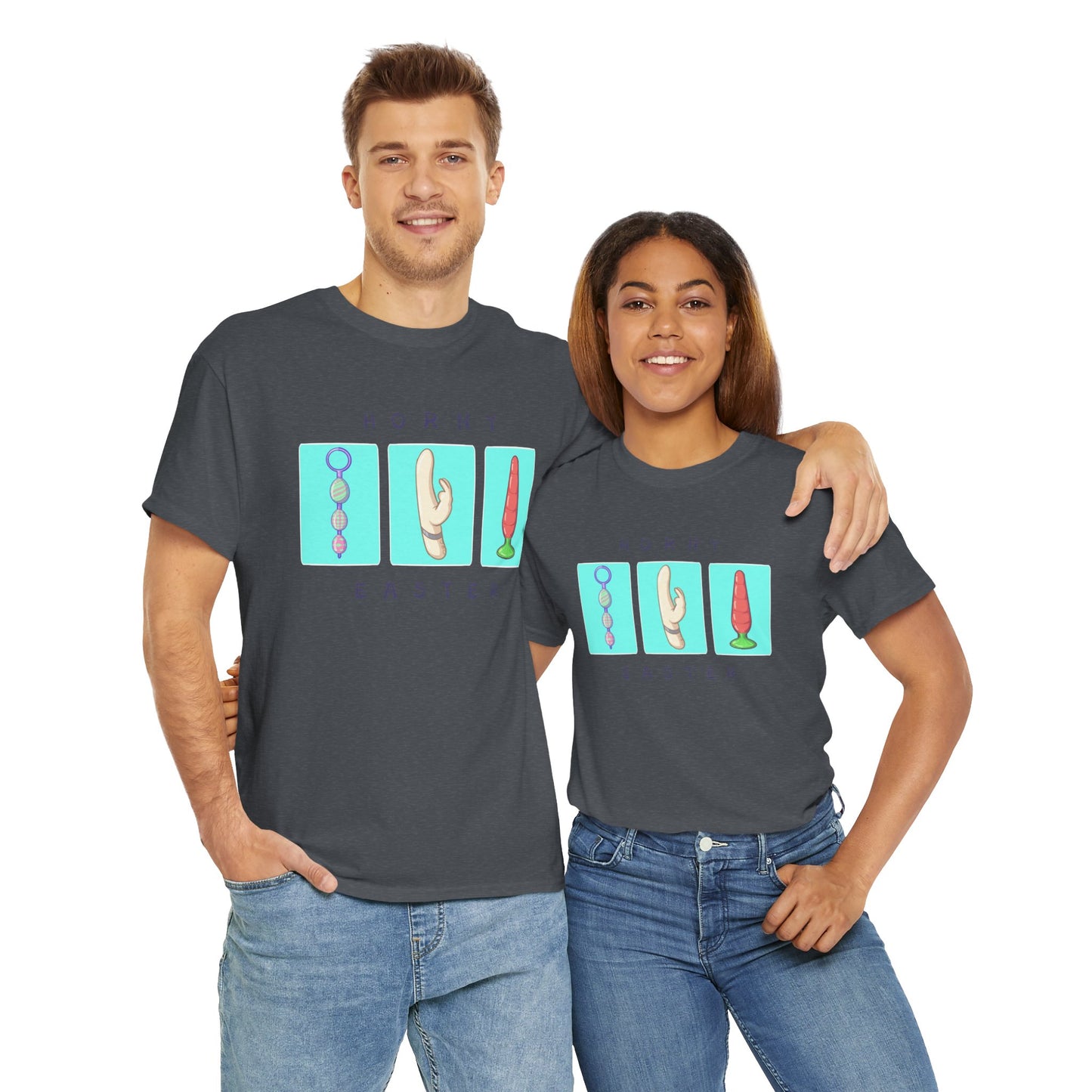 Horny Easter Unisex Heavy Cotton Tee