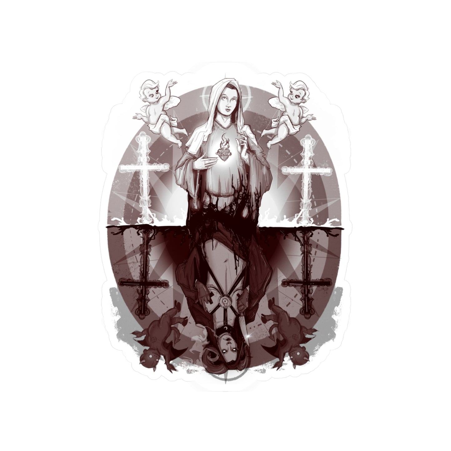 As Above So Below 3 Kiss-Cut Vinyl Decal