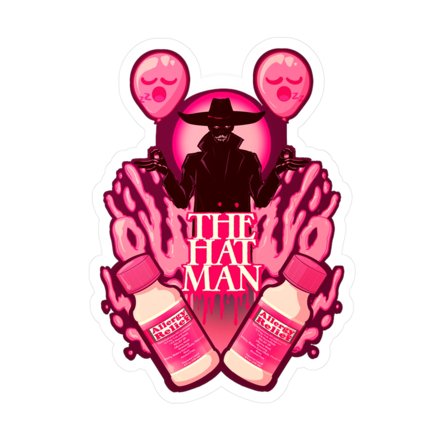The Hat Man Kiss-Cut Vinyl Decal