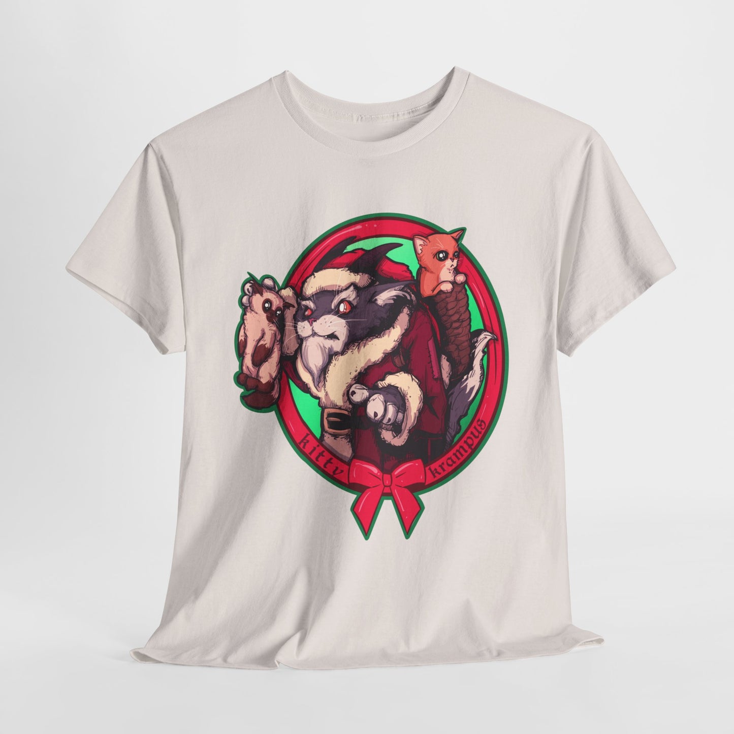 Kitty Krampus Unisex Heavy Cotton Tee