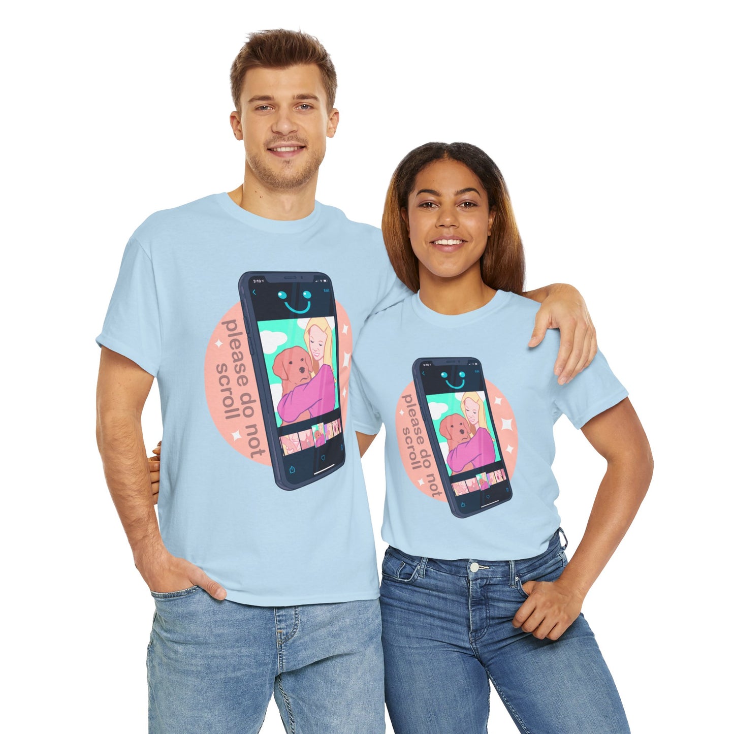 Don't Scroll Unisex Heavy Cotton Tee
